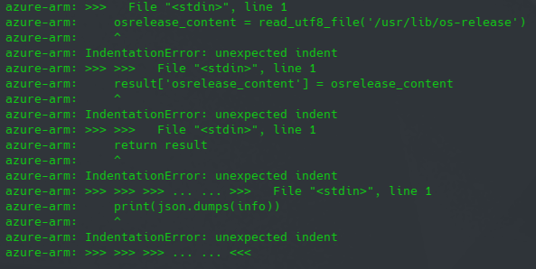 Python complaining about indentation errors from Ansible files